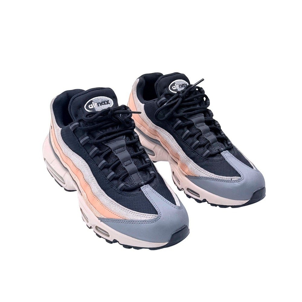 Nike Air Max 95 Smoke Grey Black Peach DC9412-002 Men's 8.5
